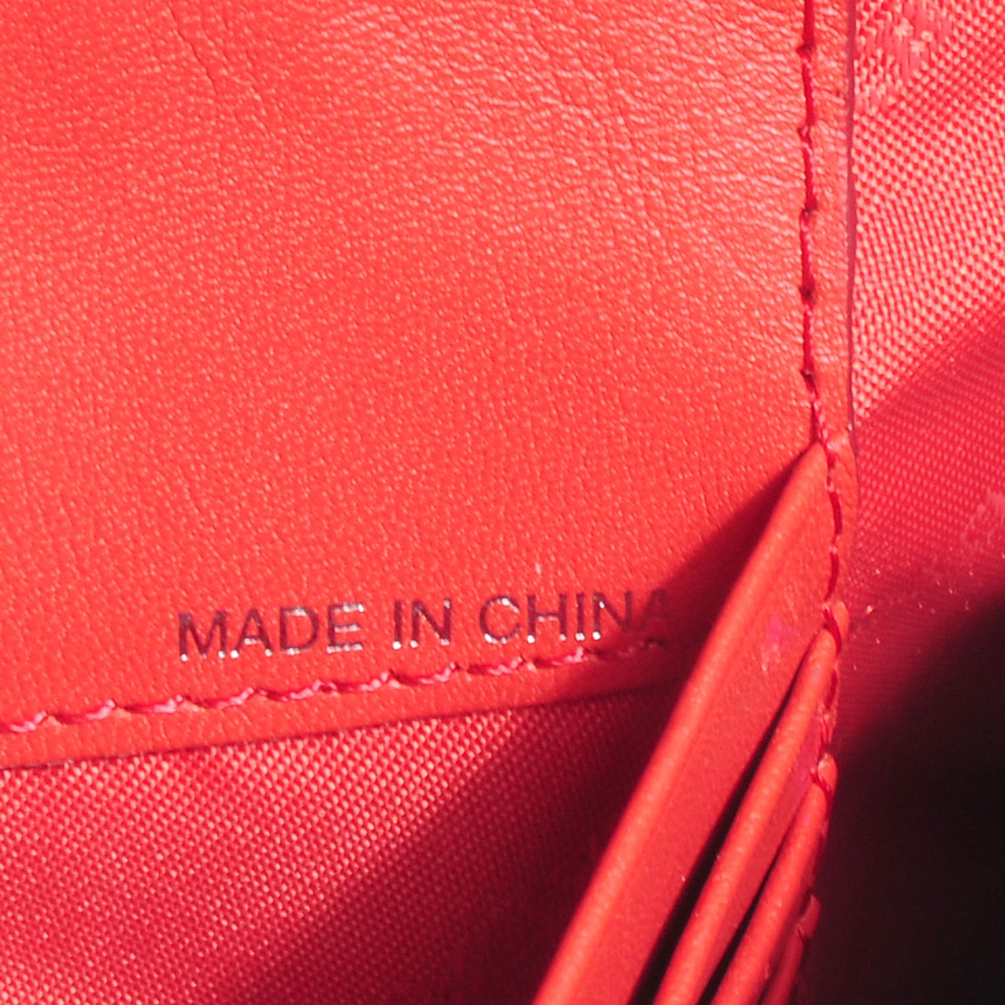 Haymarket Check Small Peyton Crossbody Clutch Bag Coral Red