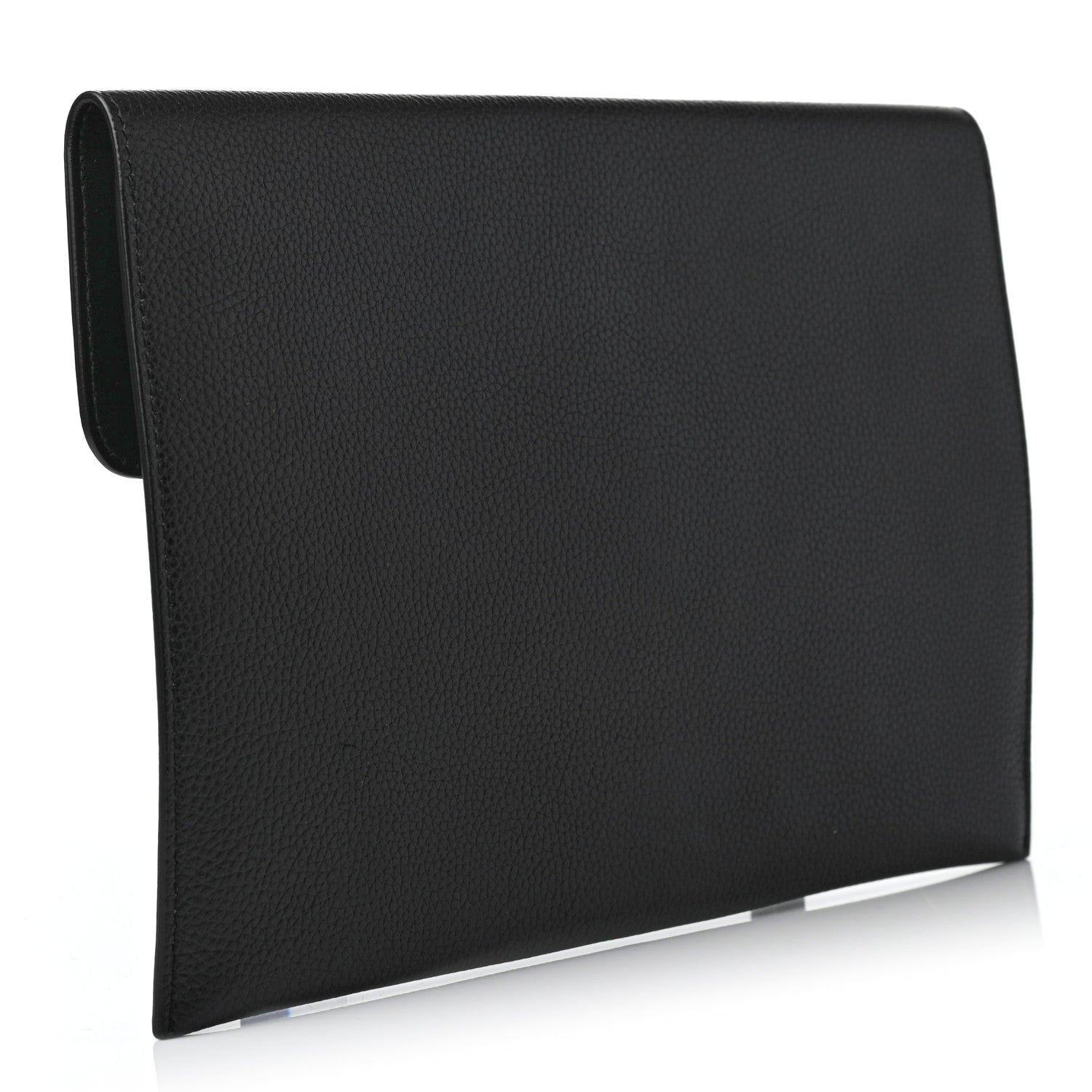 Alexander McQueen Calfskin Skull Envelope Clutch Black 2 of 4