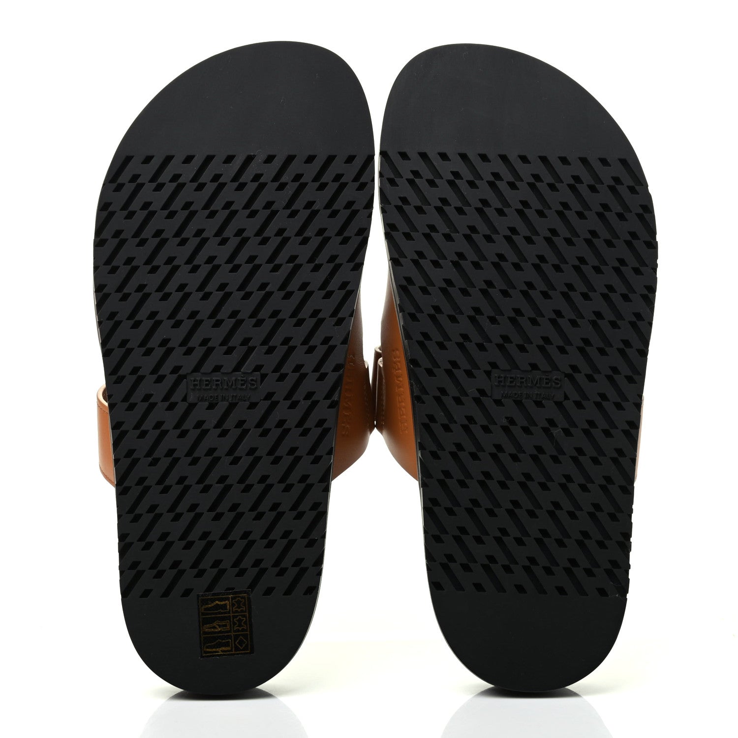 Hermes Calfskin Womens Chypre Sandals 37 Naturel 5 of 10