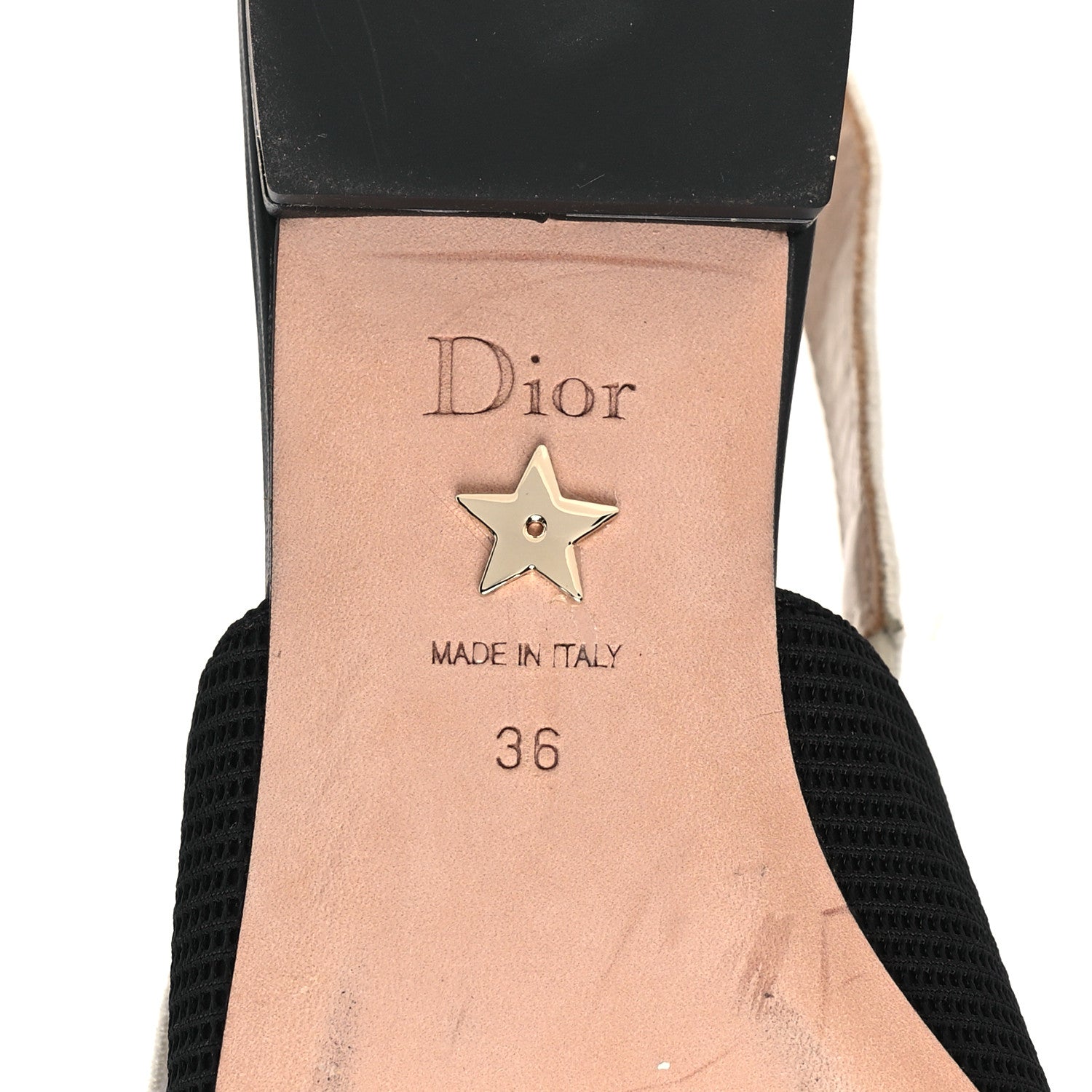 Christian Dior Technical Canvas Ribbon J'Adior Slingback Flats 36 Black 6 of 8