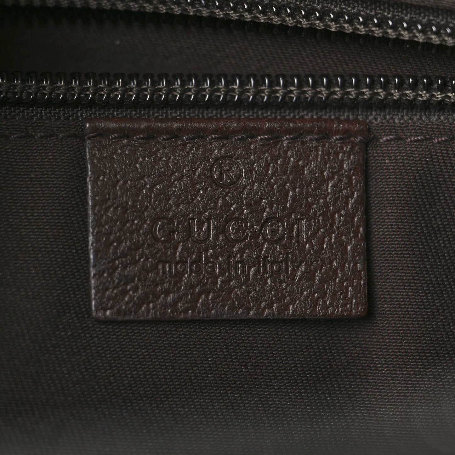 Monogram Medium Half Moon Hobo Dark Brown