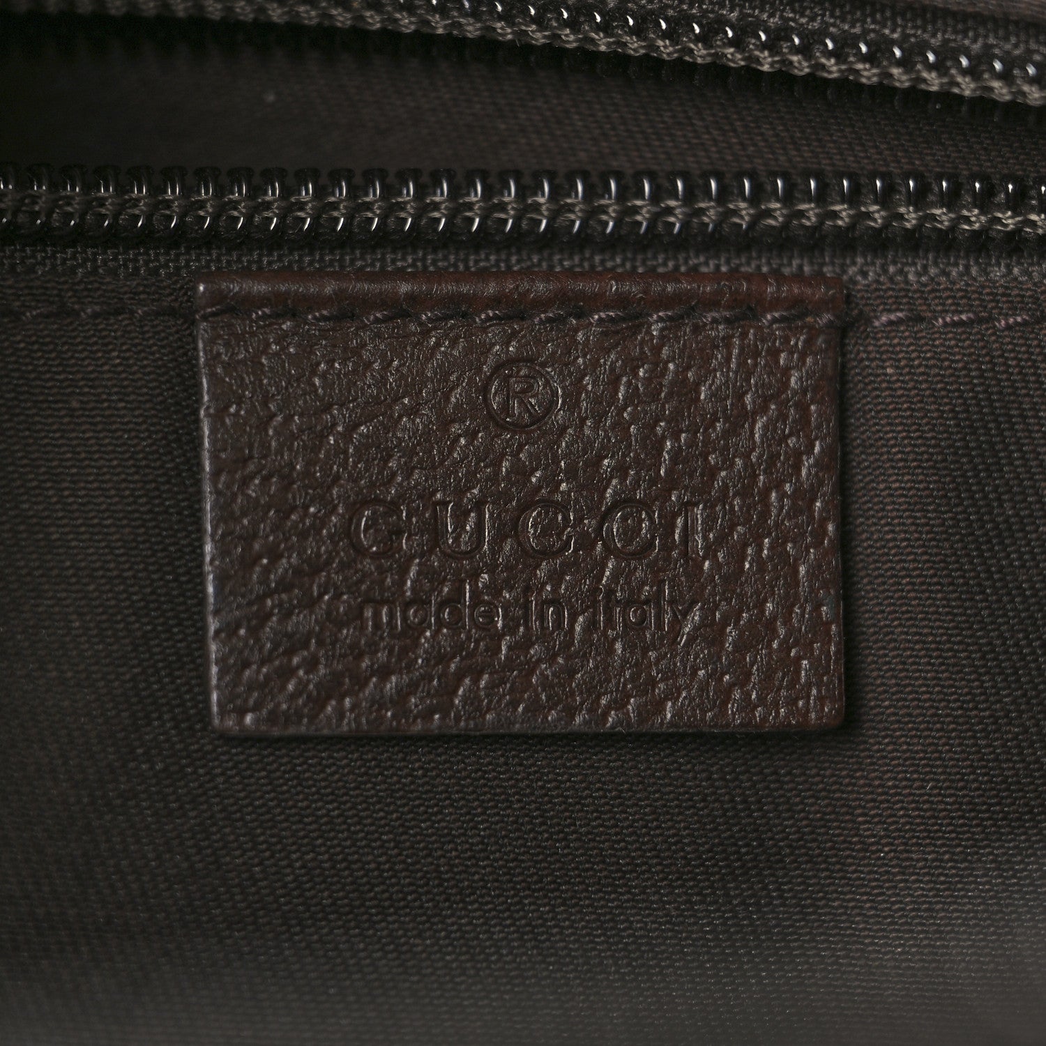 Gucci Monogram Medium Half Moon Hobo Dark Brown 6 of 11