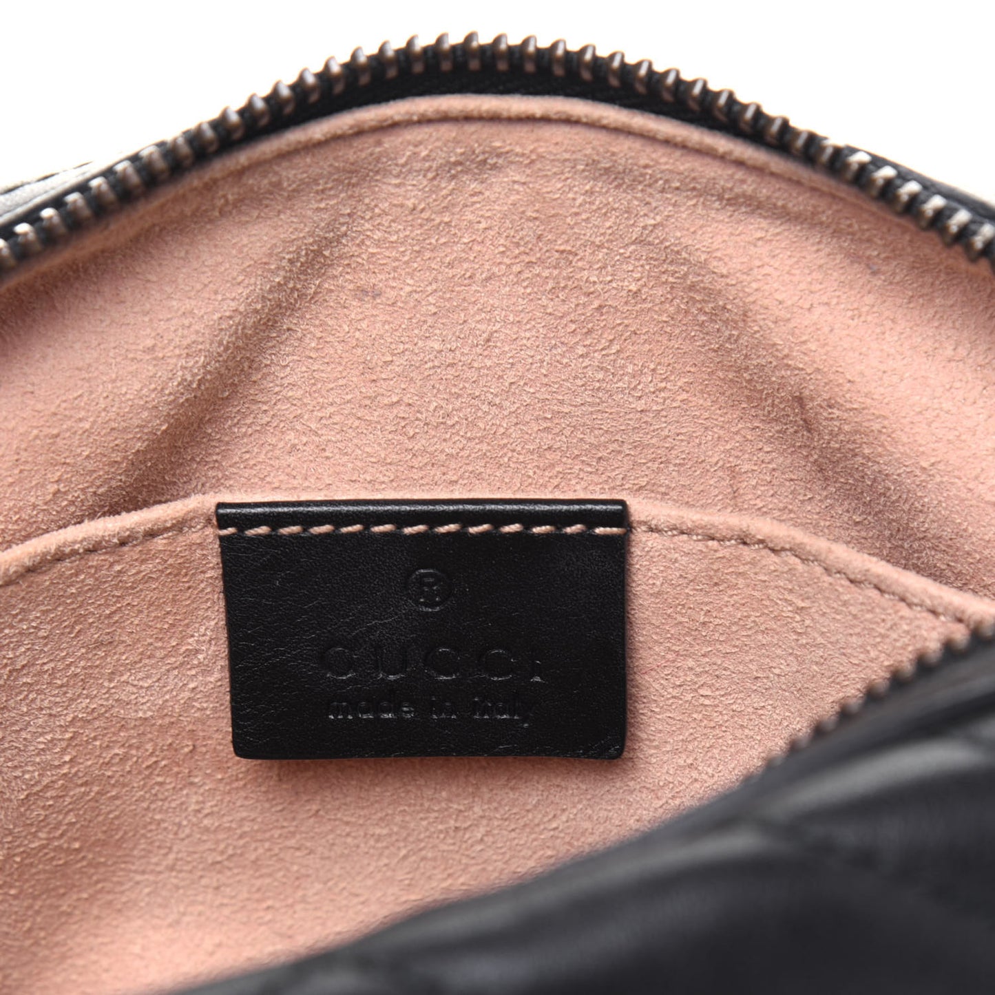 Calfskin Matelasse GG Marmont Cosmetic Case Black