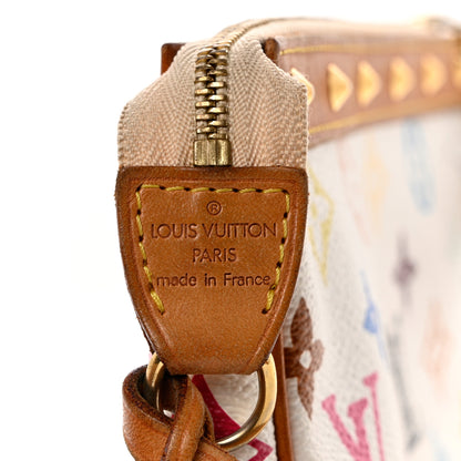 Louis Vuitton Monogram Multicolor Pochette Accessories White 7 of 10