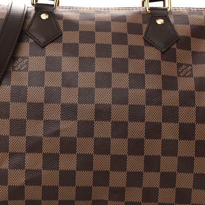 Louis Vuitton Damier Ebene Speedy Bandouliere 30 7 of 9