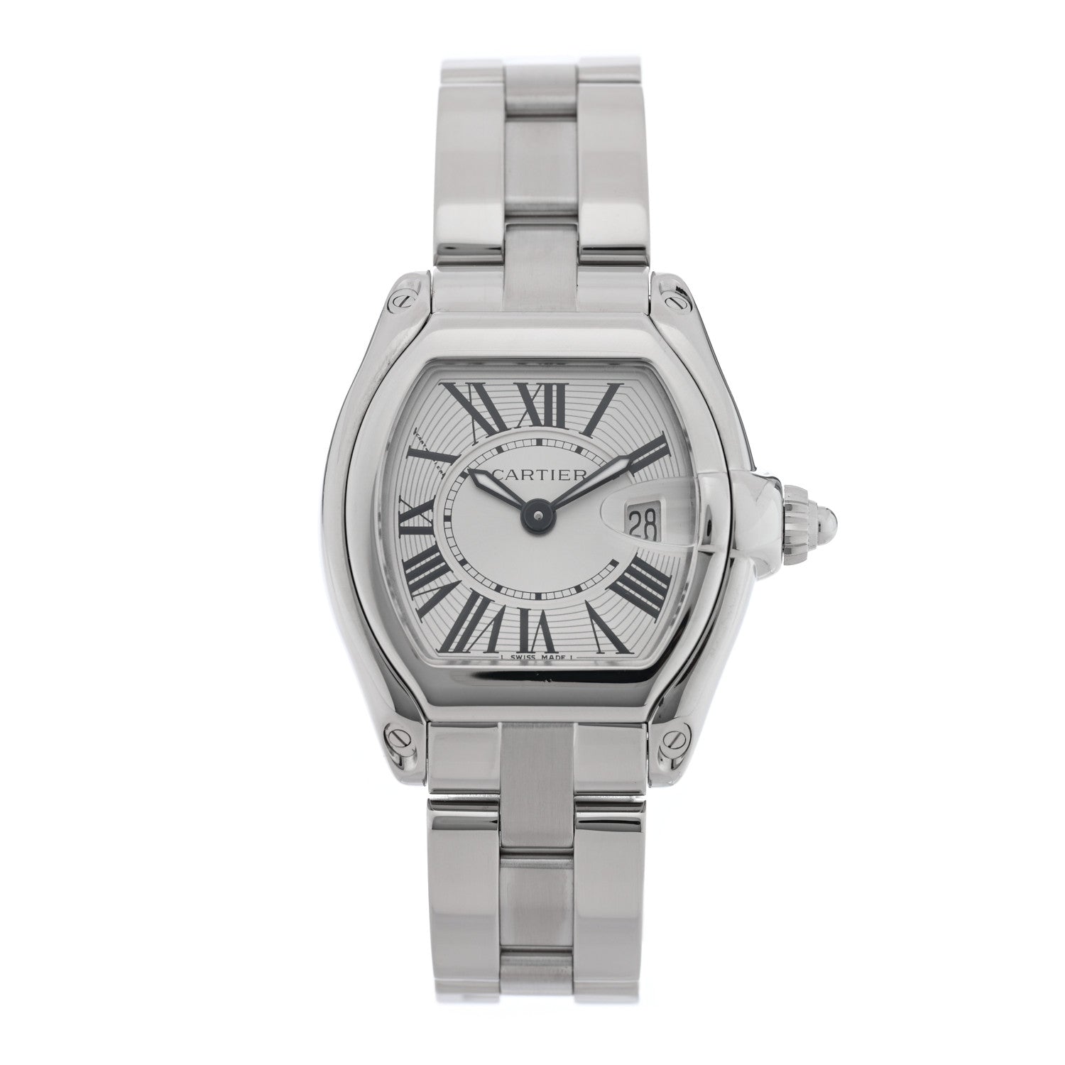 Cartier Stainless Steel 31mm Roadster Quartz Watch 1 of 4