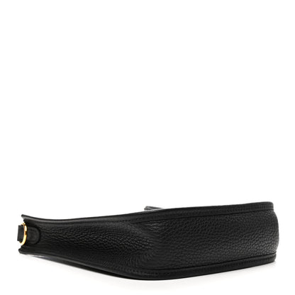 Hermes Taurillon Clemence Evelyne TPM Black 4 of 10