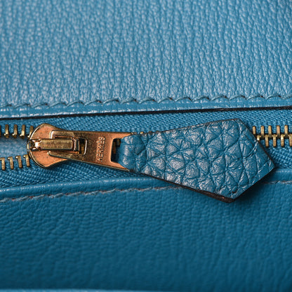 Hermes Togo Birkin 30 Bleu De Galice 10 of 43