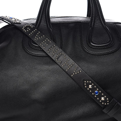 Givenchy Waxed Calfskin Studded Medium Nightingale Black 6 of 8