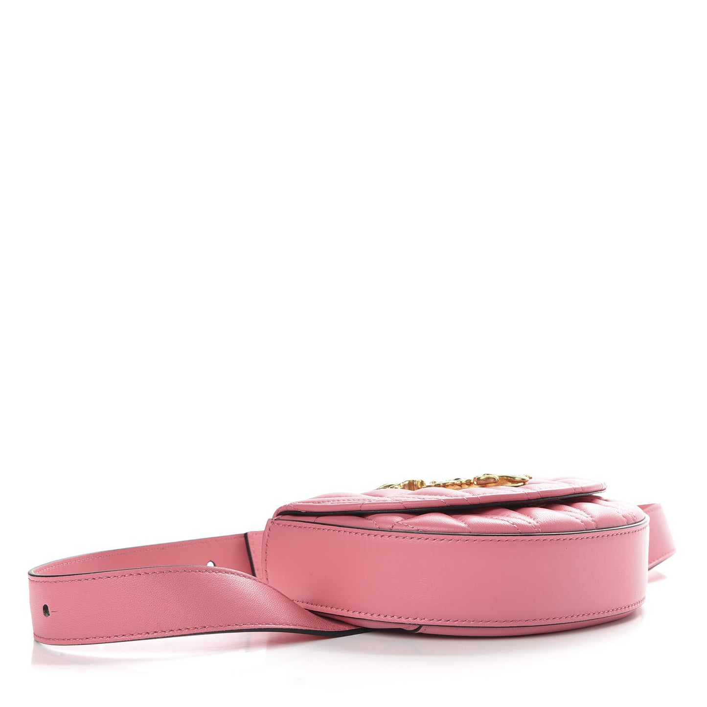 Nappa Quilted Virtus Belt Bag Pink