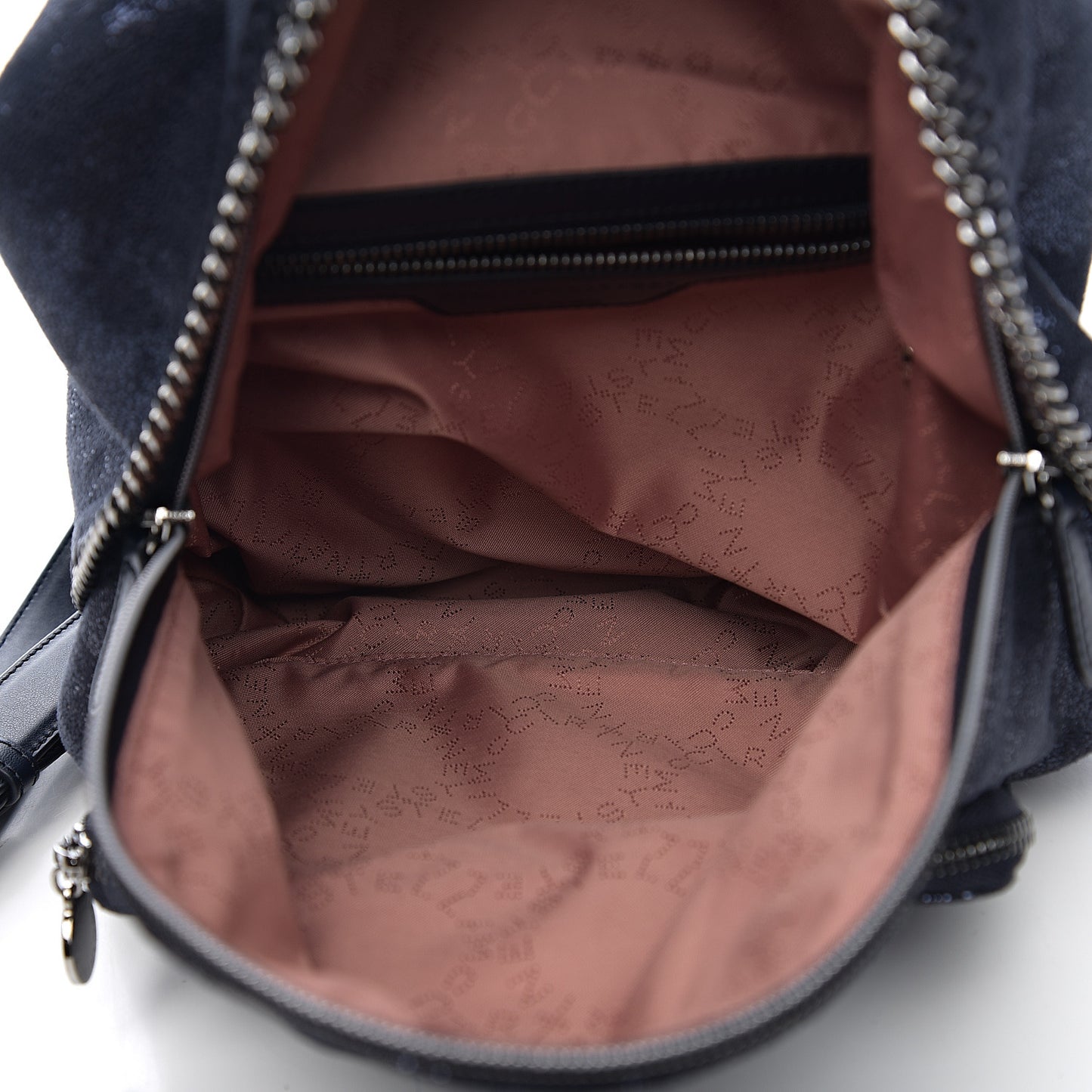Shaggy Deer Small Falabella Backpack Lapis Navy