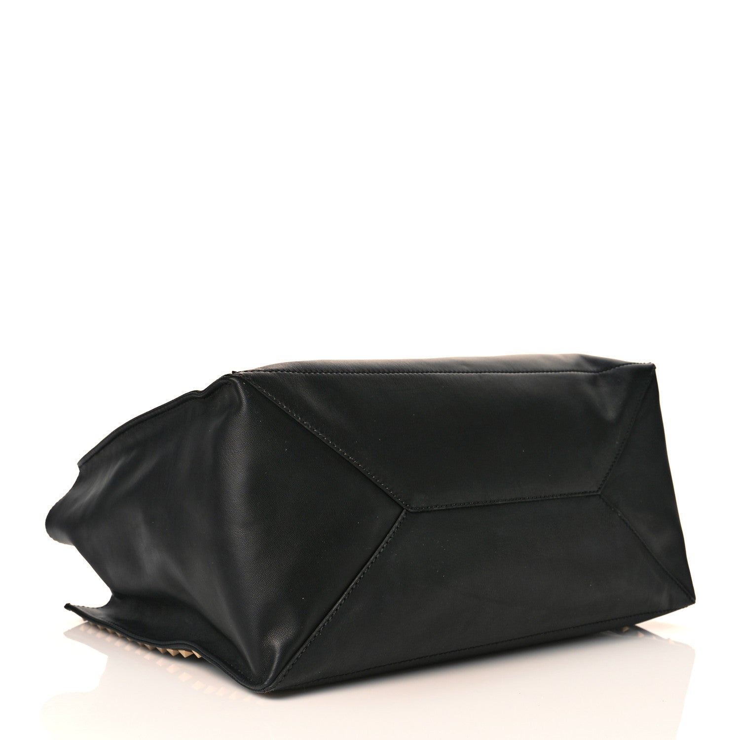 Valentino Garavani Nappa Medium Rockstud Soft Tote Black 4 of 9