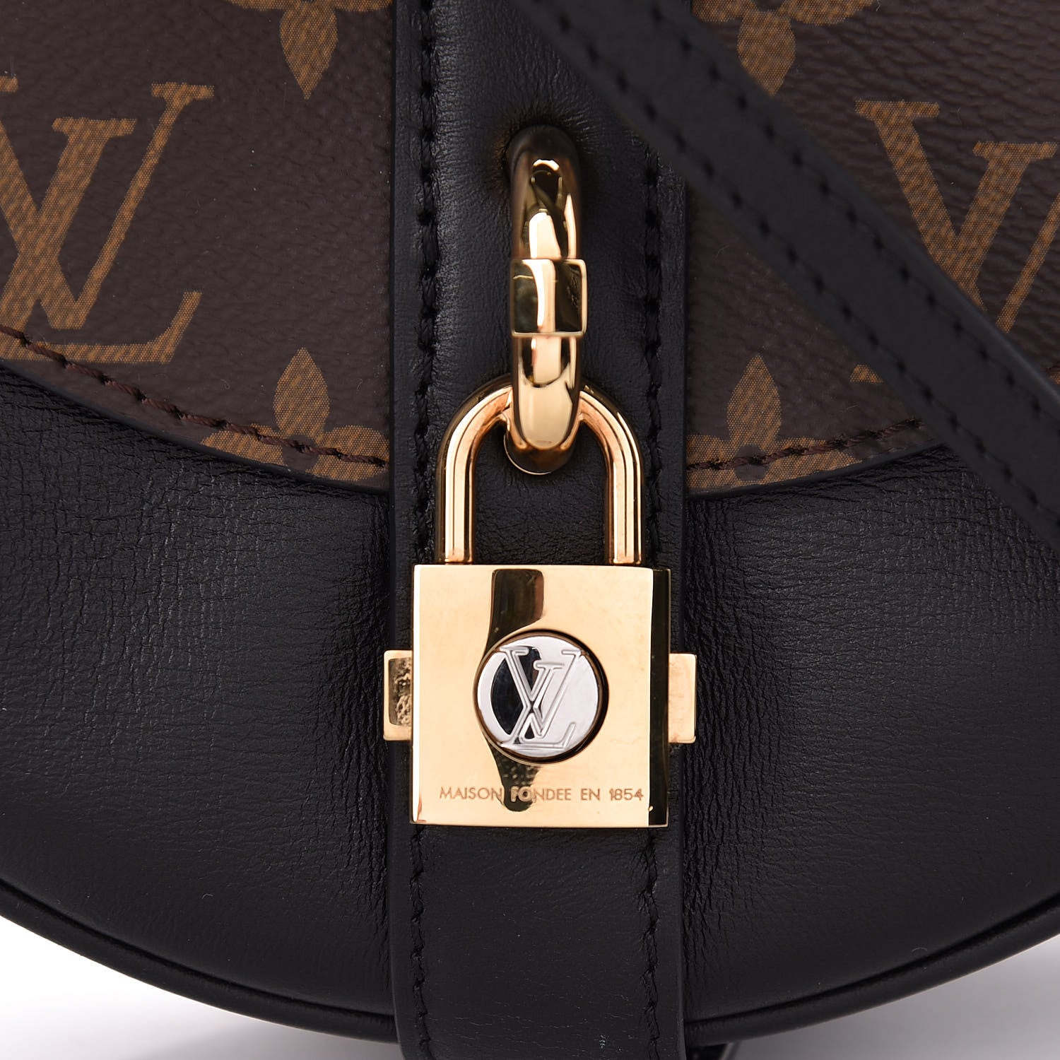 Louis Vuitton Reverse Monogram Chantilly Lock Black 7 of 9