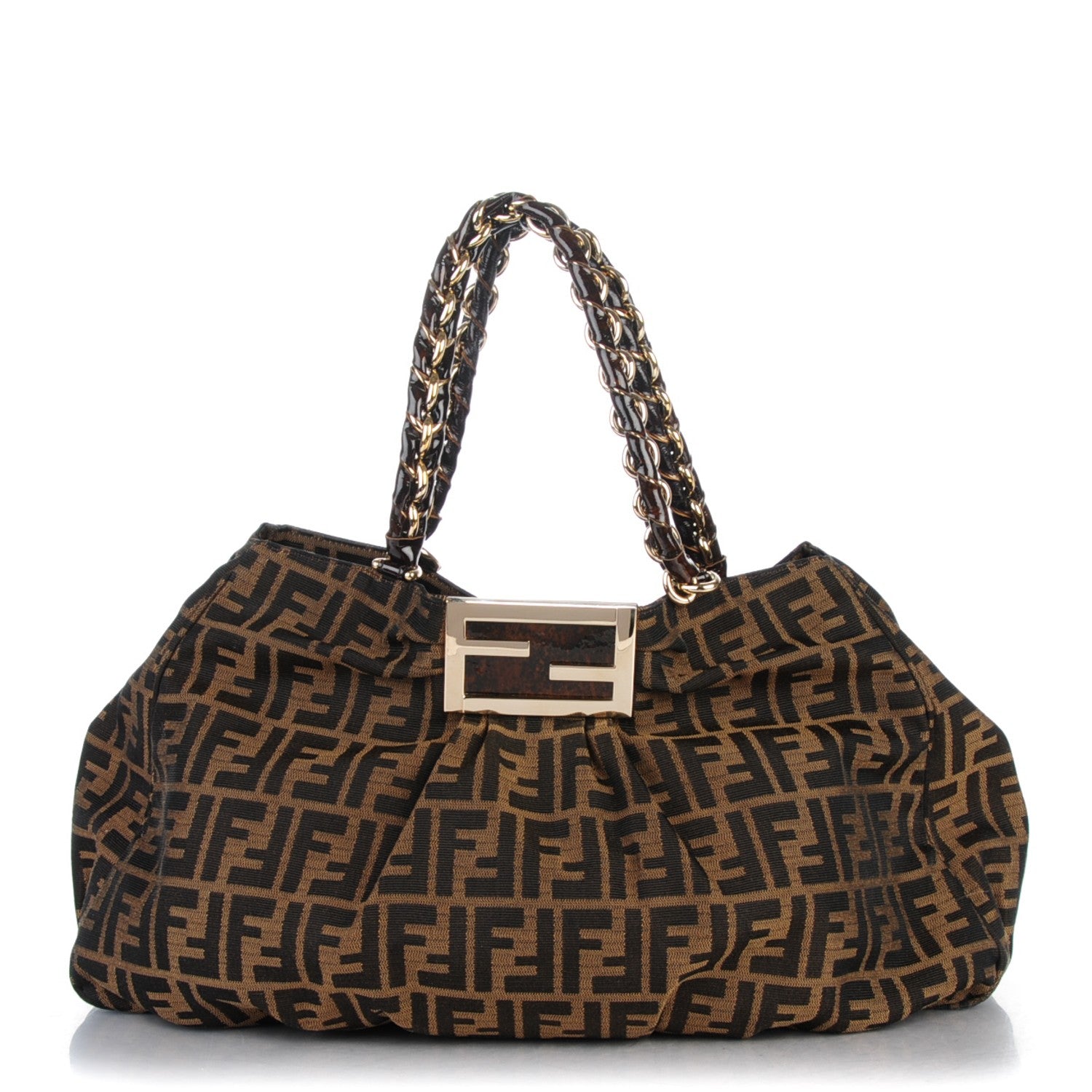 Fendi Zucca Mia Tote Tobacco 1 of 7