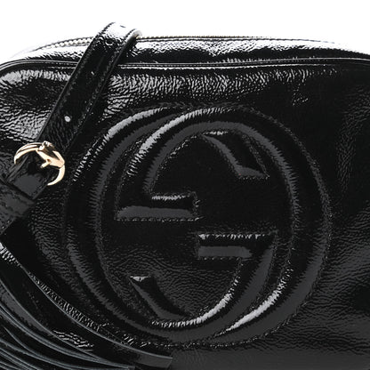 Gucci Soft Patent Small Soho Disco Bag Black 10 of 11