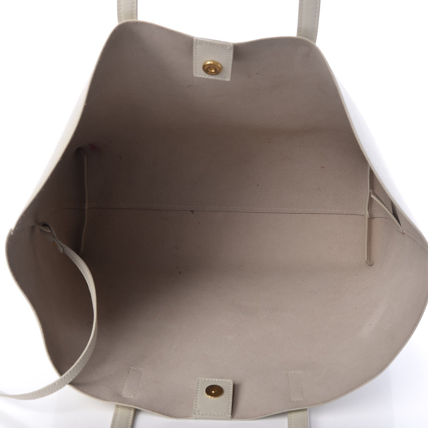 Saint Laurent Calfskin Large Shopping Tote Porcellana 6 of 22