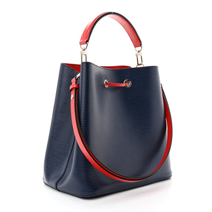 Louis Vuitton Epi Neonoe Indigo Coquelicot 3 of 10