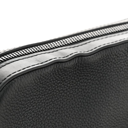 Louis Vuitton Calfskin Aerogram Fastline Messenger Black 10 of 11