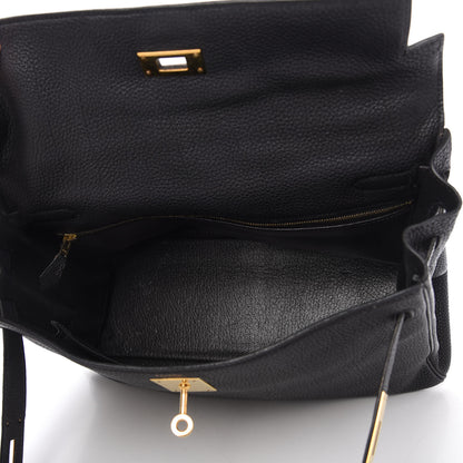 Hermes Togo Kelly Retourne 32 Black 5 of 11