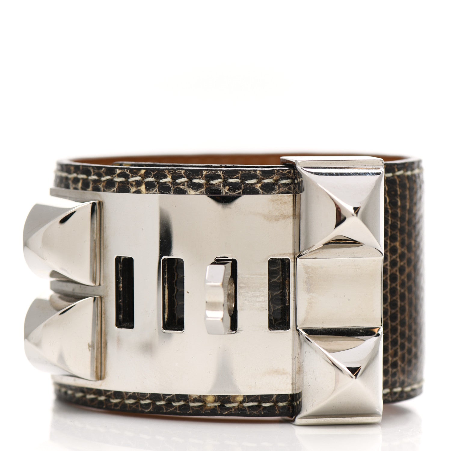Hermes Lizard Collier De Chien CDC Bracelet L Ombre 2 of 4