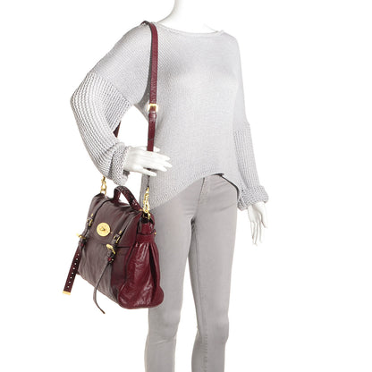Mulberry Soft Buffalo Leather Oversized Alexa Oxblood 2 of 12