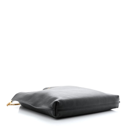 Saint Laurent Calfskin Medium Suzanne Hobo Black 5 of 12