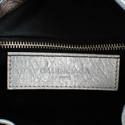 Balenciaga Agneau Giant 12 Silver Hardware Mini Pompon Gris Aluminum 6 of 7