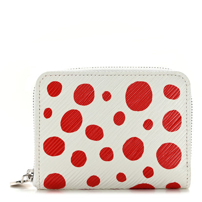 Louis Vuitton LV x YK Epi Zippy Coin Purse White Red 1 of 10