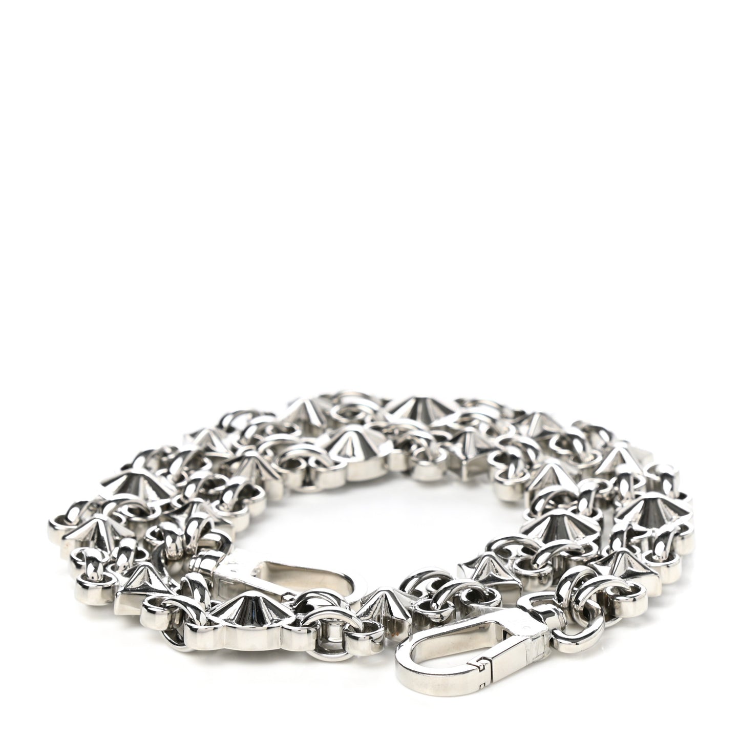 Metal Chain Shoulder Strap Silver