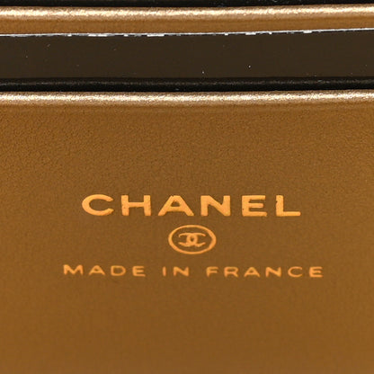Chanel Lambskin Quilted Pearl Crush Small Vanity Case With Chain Beige 6 of 11