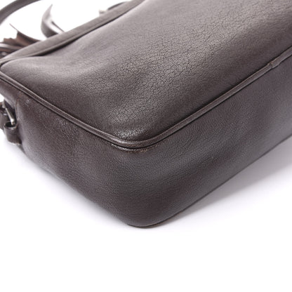 Saint Laurent Lambskin Monogram Small Lou Camera Bag Black Tulipe 9 of 10