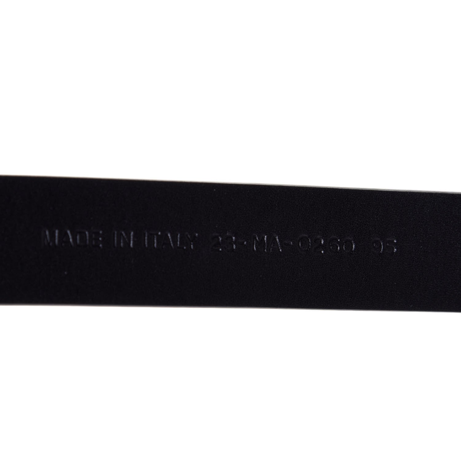 Christian Dior Calfskin Saddle Belt 95 Black 4 of 4