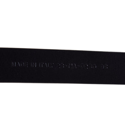 Christian Dior Calfskin Saddle Belt 95 Black 4 of 4