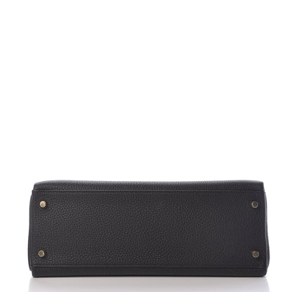 Hermes Togo Kelly Retourne 32 Black 6 of 40