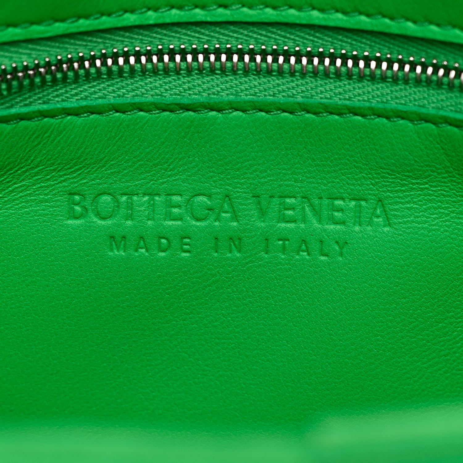 Bottega Veneta Lambskin Maxi Intrecciato Cassette Crossbody Bag Grass 6 of 9