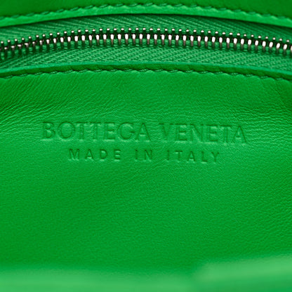 Bottega Veneta Lambskin Maxi Intrecciato Cassette Crossbody Bag Grass 6 of 9
