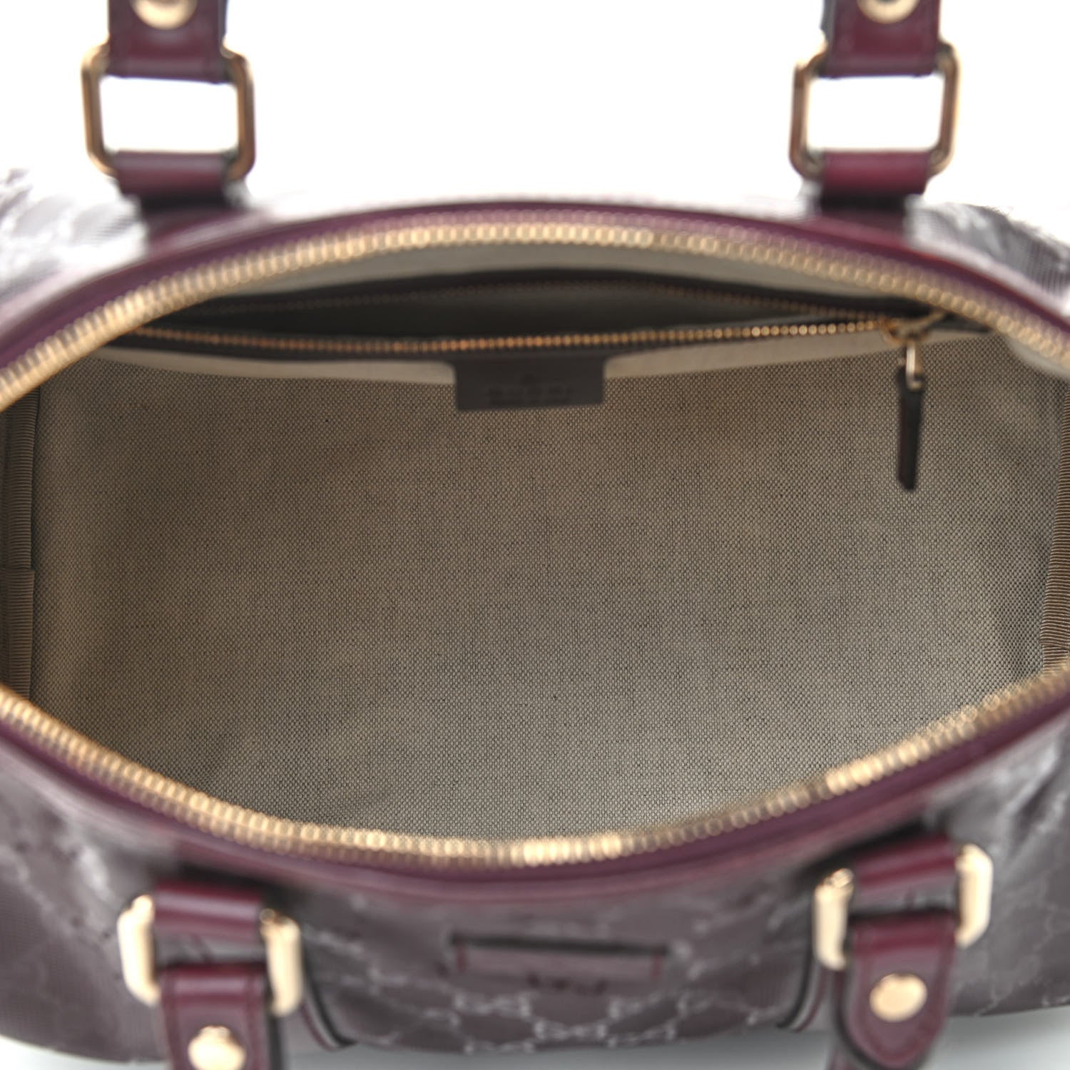Gucci Imprime Monogram Medium Joy Boston Bordeaux 5 of 10