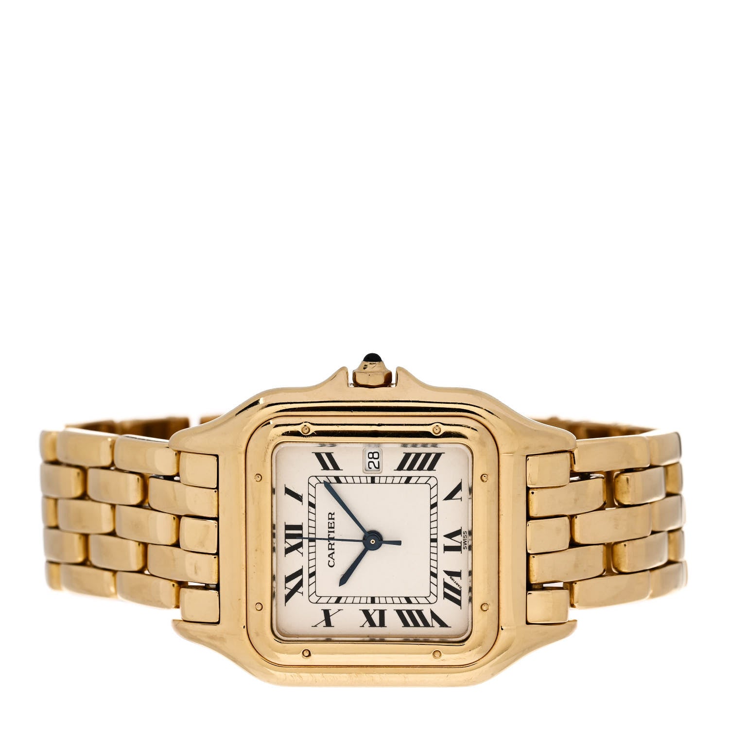 Cartier 18K Yellow Gold 29mm Panthere Quartz Watch 2 of 4