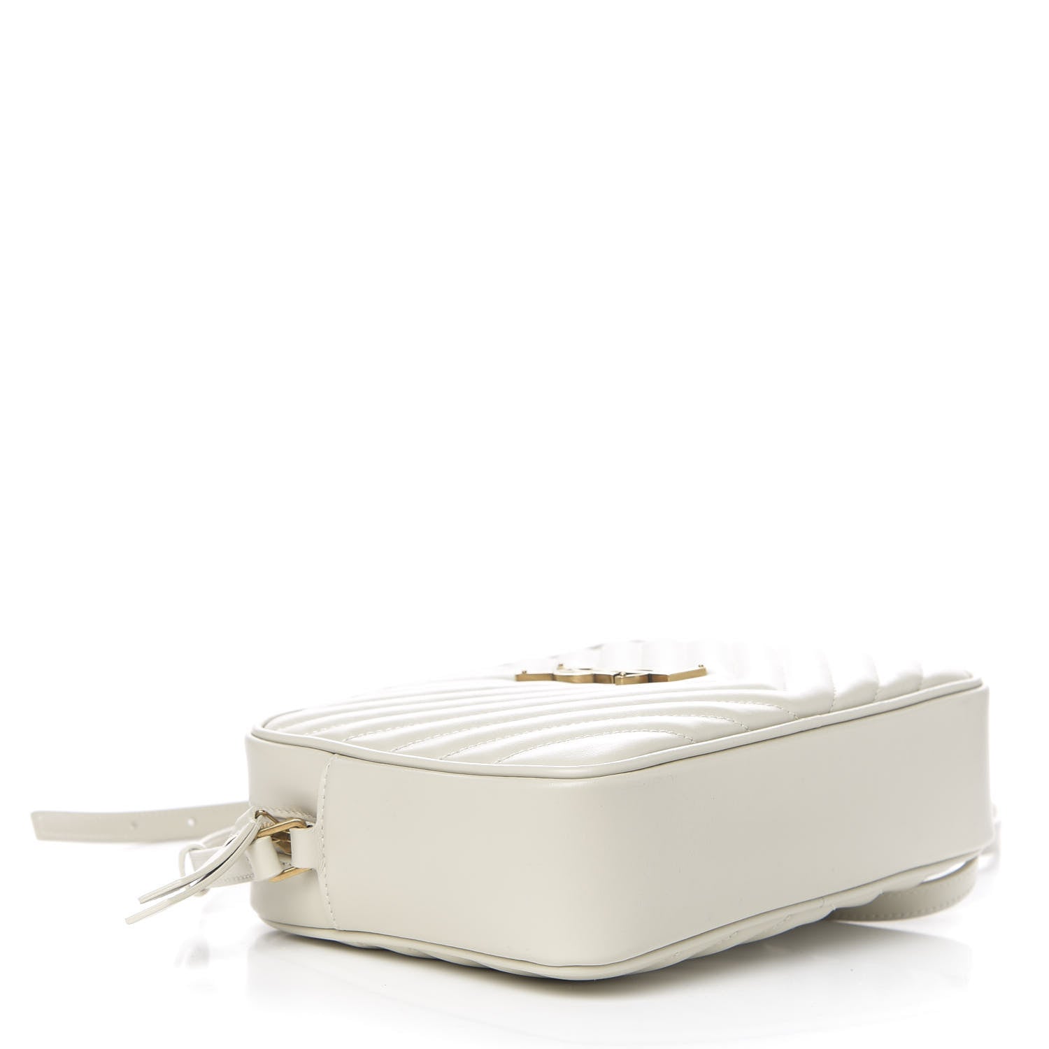 Saint Laurent Calfskin Matelasse Monogram Lou Camera Bag Crema Soft 3 of 8