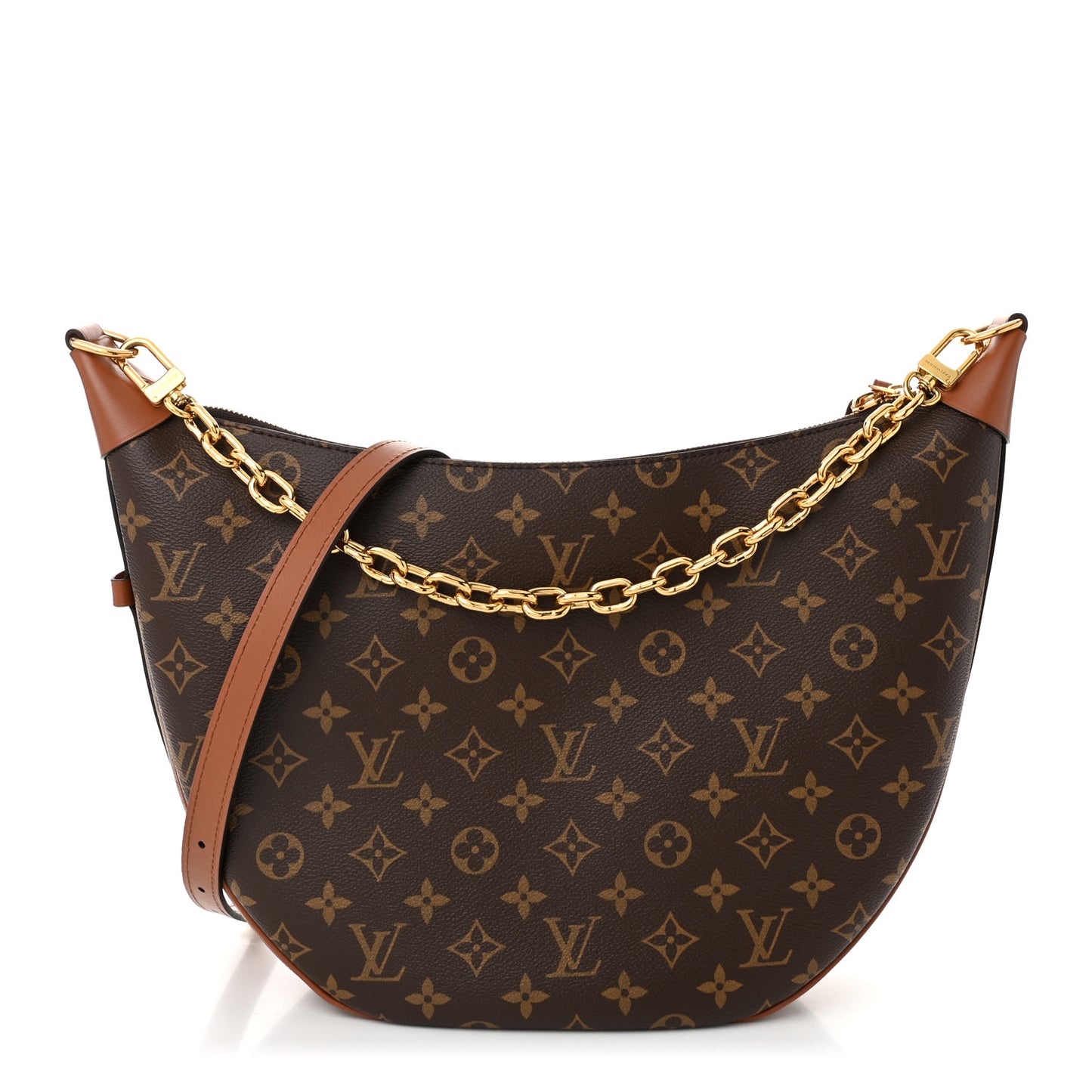 Reverse Monogram Loop Hobo