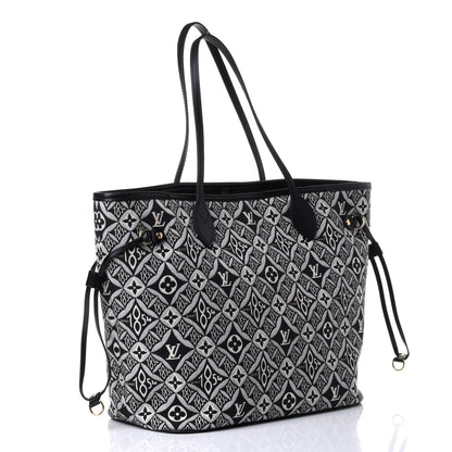 Louis Vuitton Jacquard Since 1854 Neverfull MM Grey 2 of 4