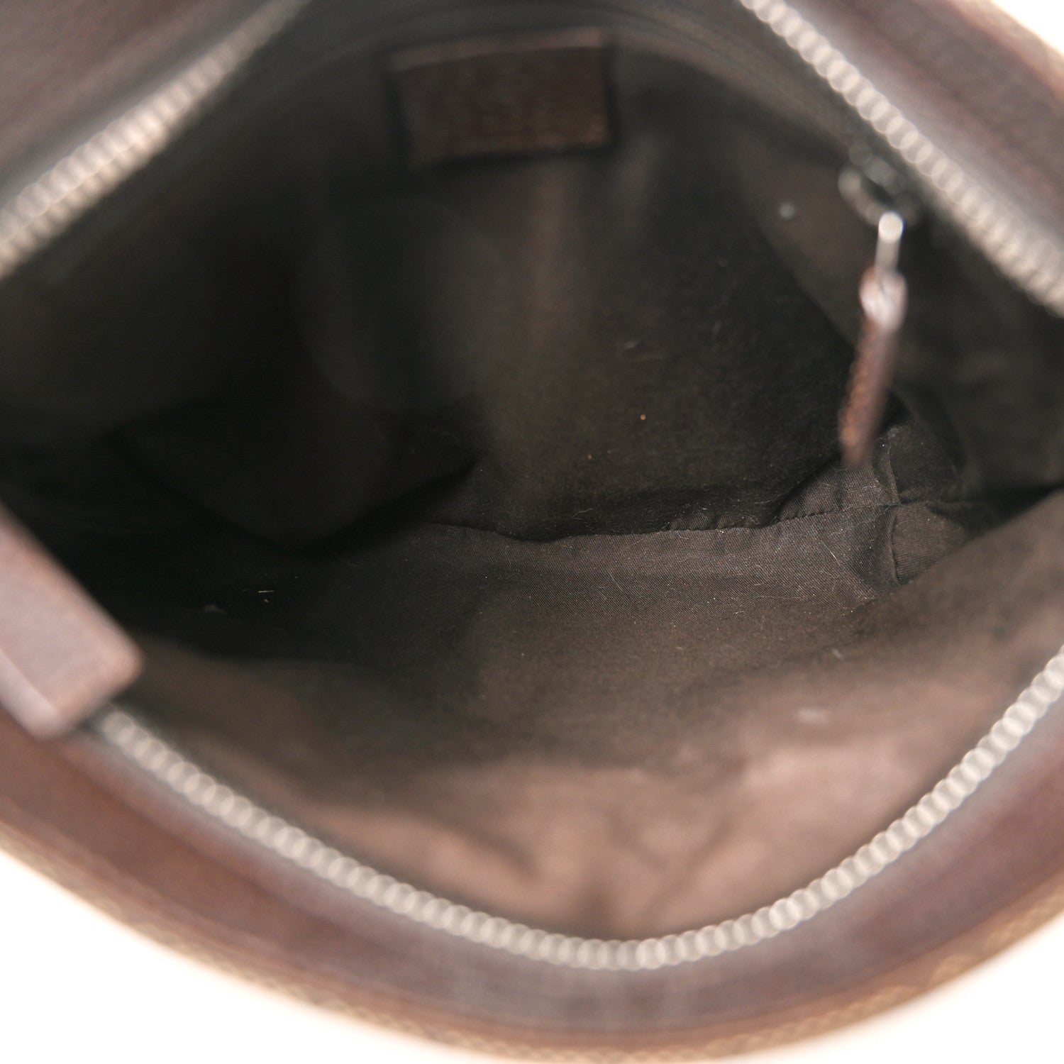Gucci Monogram Flat Messenger Bag Dark Brown 5 of 11