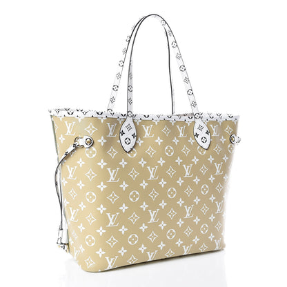 Louis Vuitton Monogram Giant Neverfull MM Kaki 3 of 9