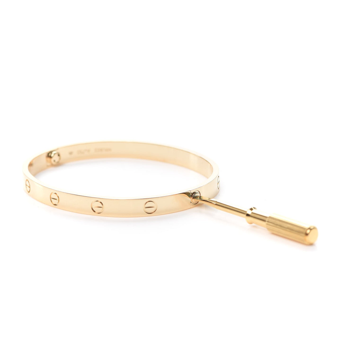 18K Yellow Gold LOVE Bracelet 19