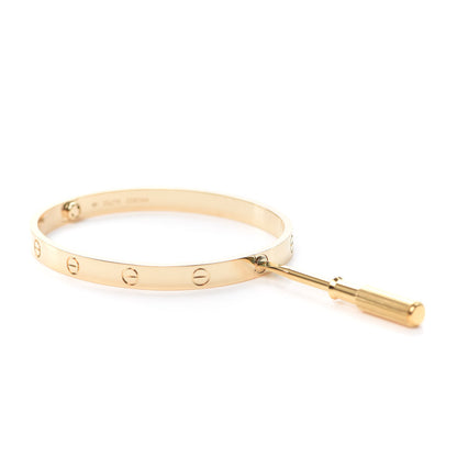 Cartier 18K Yellow Gold LOVE Bracelet 19 4 of 8