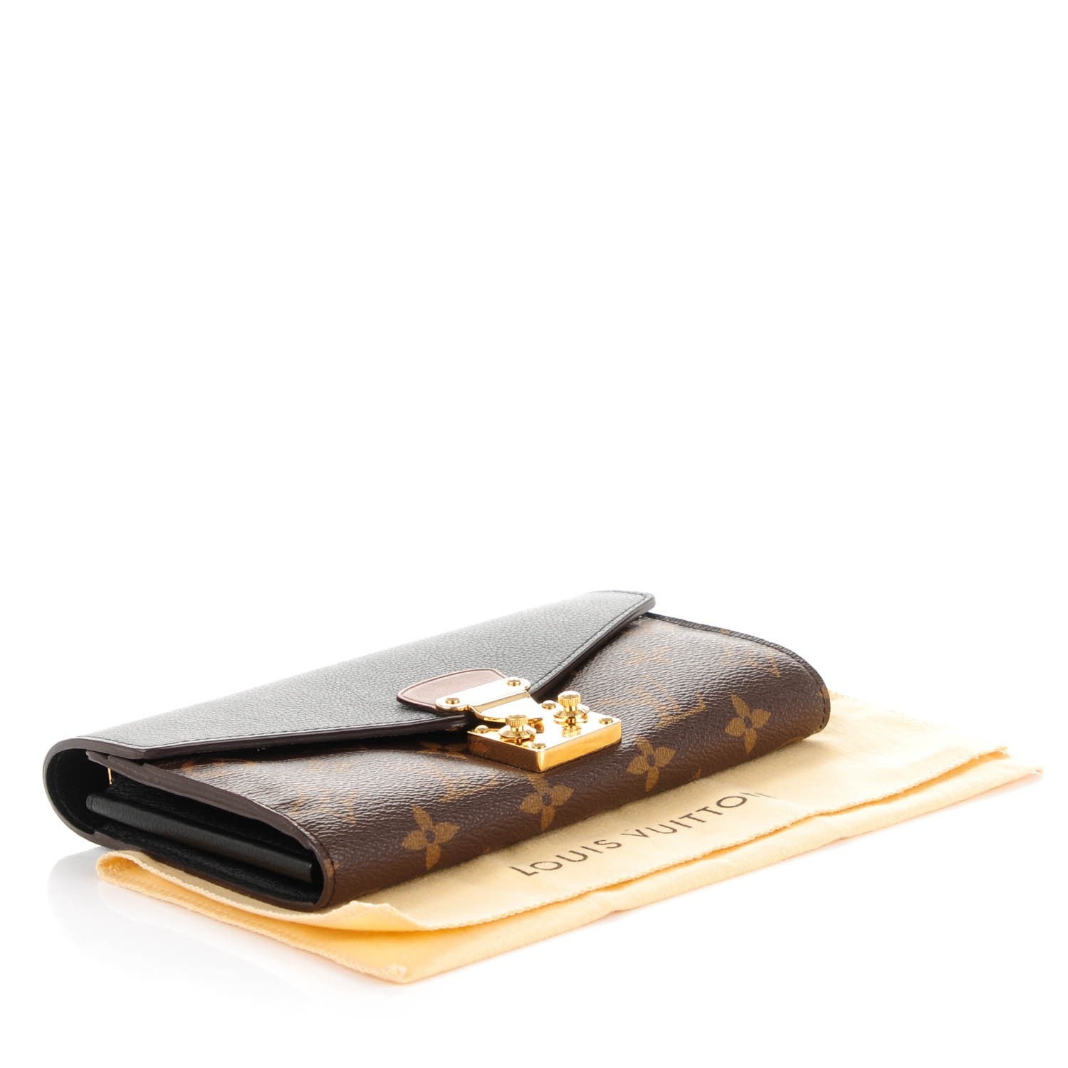 Louis Vuitton Monogram Pallas Wallet Black 4 of 7