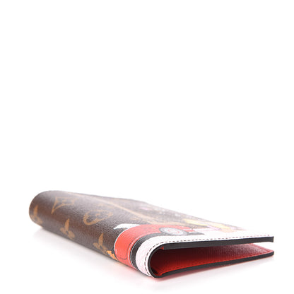 Louis Vuitton Monogram 2019 Christmas Animation Passport Cover Rouge 4 of 10