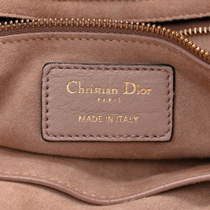 Christian Dior Grained Calfskin Cannage Large Lady Dior Light Pink 6 of 12