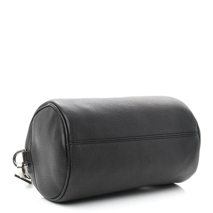 Christian Dior HOMME Grained Calfskin Mens Roller Pouch Black 4 of 9