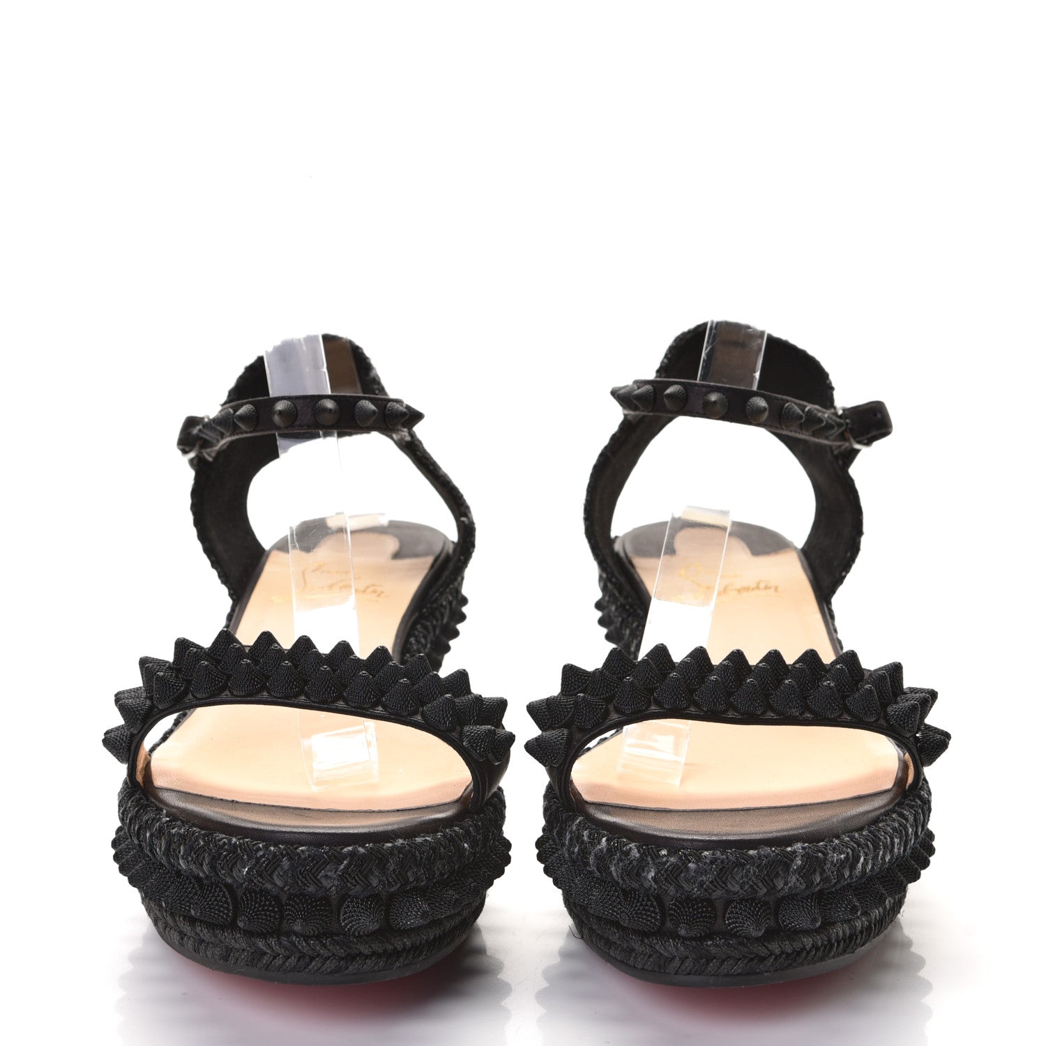 Christian Louboutin Calfskin Lata 60 Sandals 39 Black 5 of 9